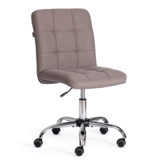 Кресло Tetchair FIESTA ткань рогожка Nice, мокко серо-бежевая