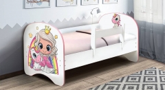 Кровать детская Матрица с фотопечатью без ящика 8001900 Принцесса