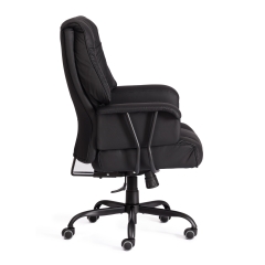 Кресло руководителя Tetchair BROOKLYN кожзам, черный