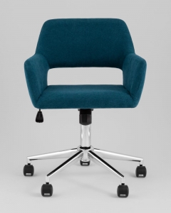 Стул офисный Stool Group ROSS рогожка синий