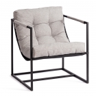 Кресло Tetchair Charli/Чарли рогожка, серо-бежевый, 3M 16/2, 70х70х84 см