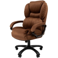 Кресло руководителя Chairman CHAIRMAN 434 HOME велюр Коричневый