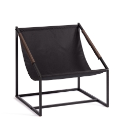 Кресло Tetchair Charli / Чарли без подлокотника рогожка, коричневый, 3М7-147, 70х70х84 см