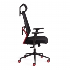 Кресло Tetchair Matrix red ткань, черный