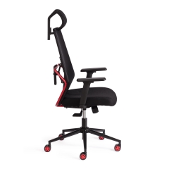 Кресло Tetchair Matrix red ткань, черный