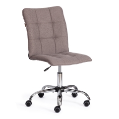 Кресло Tetchair ONE ткань рогожка Nice, мокко серо-бежевая