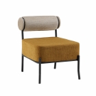 Кресло Stool Group Ponpoun К бежевый терракотовый