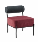 Кресло Stool Group Ponpoun К темно-серый бордо