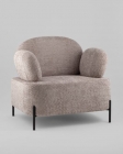 Кресло Stool Group Кэнди ткань с подлокотниками букле капучино