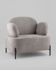 Кресло Stool Group Кэнди ткань с подлокотниками букле капучино