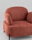 Кресло Stool Group Кэнди ткань с подлокотниками букле коралловый