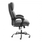 Кресло руководителя Tetchair Chief metalBL велюр/ткань, серый, 29/TW-12