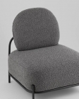 Кресло Stool Group Стоун К new ткань букле темно-серый