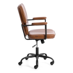 Кресло Tetchair ALPHA иск. кожа, Brown коричневый