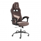 Кресло Tetchair Arena metalBL велюр, коричневый/бежевый, 6/7