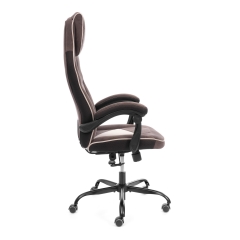 Кресло Tetchair Arena metalBL велюр, коричневый/бежевый, 6/7