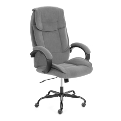 Кресло руководителя Tetchair OREON metalBL велюр, серый, 29