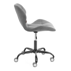 Кресло офисное Tetchair SELFI metalBL велюр, серый, 29