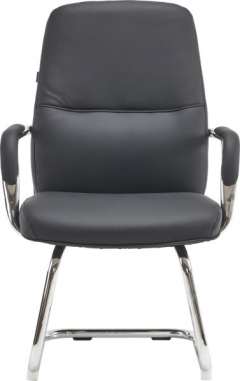 Кресло для посетителей Everprof Everprof Vesta CF Экокожа Черный