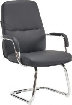 Кресло для посетителей Everprof Everprof Vesta CF Экокожа Черный