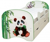 Кровать детская Матрица с фотопечатью с 2-мя ящиками 8001900 Панда