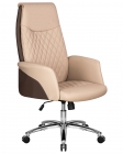 Офисное кресло для руководителей DOBRIN DOBRIN LEONARD коричнево-бежевый