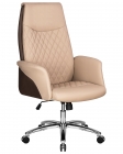 Офисное кресло для руководителей DOBRIN DOBRIN LEONARD коричнево-бежевый