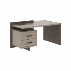 Стол руководителя левый Skyland WOODandSTONE СФ-531331 Дрифтвуд Бетон Чикаго темный