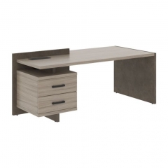 Стол руководителя левый Skyland WOODandSTONE СФ-531311 Дрифтвуд Бетон Чикаго темный