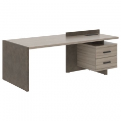 Стол руководителя правый Skyland WOODandSTONE СФ-531302 Дрифтвуд Бетон Чикаго темный