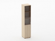 Шкаф высокий со стеклом и нишей Персона Грата Twin 16.16.16Пр Туя