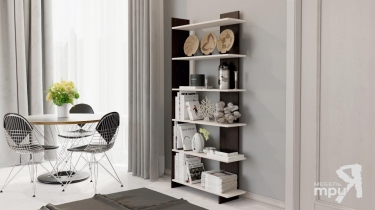 Стеллаж Трия тип 13 Венге Цаво-дуб белфорт