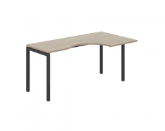 Стол эргономичный правый Норден Sigma SG.231.OD.44.AN.R Дуб темный Антрацит