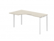Стол эргономичный левый Норден Sigma SG.232.OL.44.WH.L Дуб светлый Белый