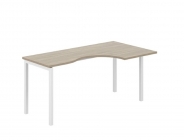 Стол эргономичный правый Норден Sigma SG.232.OD.44.WH.R Дуб темный Белый