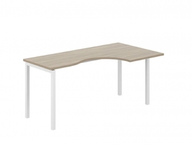 Стол эргономичный правый Норден Sigma SG.232.OD.44.WH.R Дуб темный Белый