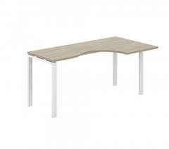 Стол эргономичный правый Норден Sigma SG.232.OD.63.WH.R Дуб темный Белый