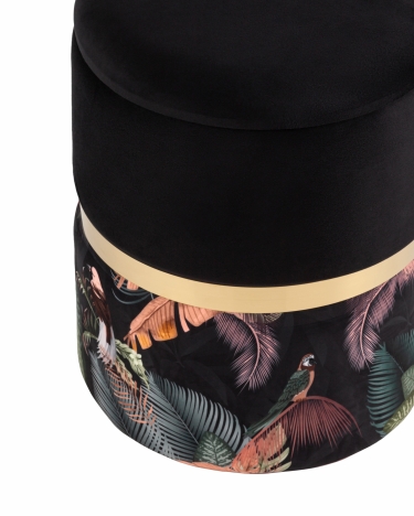 Пуф Stool Group Кэрри с ящиком велюр Tropic без ножек