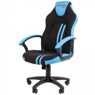 Кресло геймерское Chairman CHAIRMAN GAME 26 NEW Черный-голубой