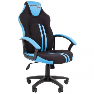 Кресло геймерское Chairman CHAIRMAN GAME 26 NEW Черный-голубой
