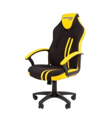 Кресло геймерское Chairman CHAIRMAN GAME 26 NEW Черный-желтый