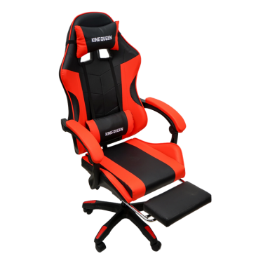 Кресло KINGQUEEN 1209-1 KINGQUEEN, цвет черный/красный, 1209-1-black-red-mass