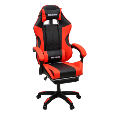 Кресло KINGQUEEN 1209-1 KINGQUEEN, цвет черный/красный, 1209-1-black-red-mass