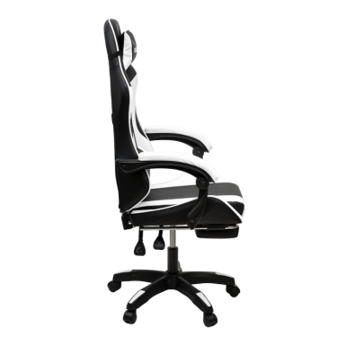 Кресло KINGQUEEN 1209-1 KINGQUEEN, цвет черный/белый, 1209-1-black-white-mass