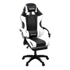 Кресло KINGQUEEN 1209-1 KINGQUEEN, цвет черный/белый, 1209-1-black-white-mass