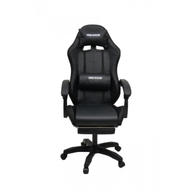 Кресло KINGQUEEN 1209 KINGQUEEN, цвет черный с подсветкой, 1209-black-mass-led