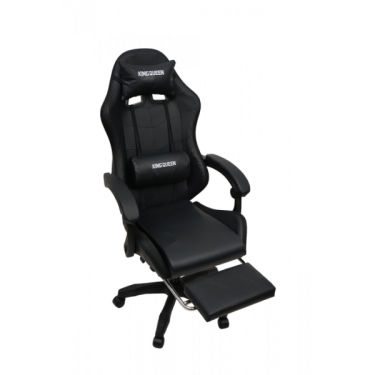 Кресло KINGQUEEN 1209 KINGQUEEN, цвет черный с подсветкой, 1209-black-mass-led