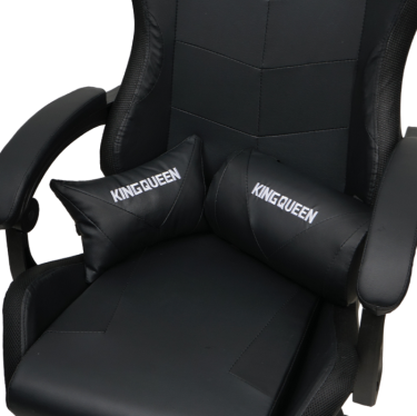 Кресло KINGQUEEN 1209 KINGQUEEN, цвет черный с подсветкой, 1209-black-mass-led