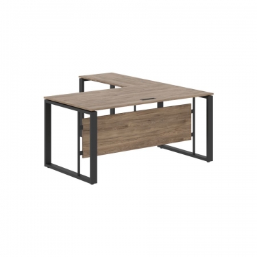 Стол с боковой приставкой Skyland ENIO ECT 1619 Кария Пальмира/Антрацит