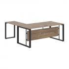 Стол с боковой приставкой Skyland ENIO ECT 1819 Кария Пальмира/Антрацит